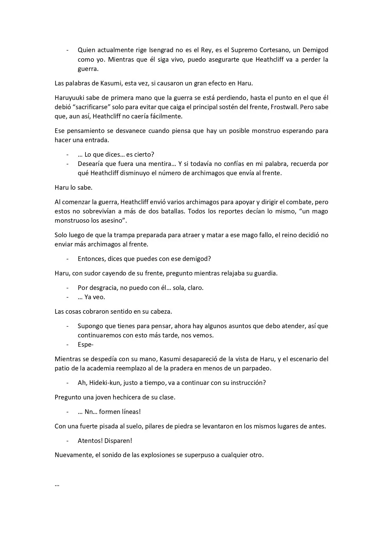 Hagane to Magic (Novela) - Capítulo 12 - Página 1 - LectorTMOo