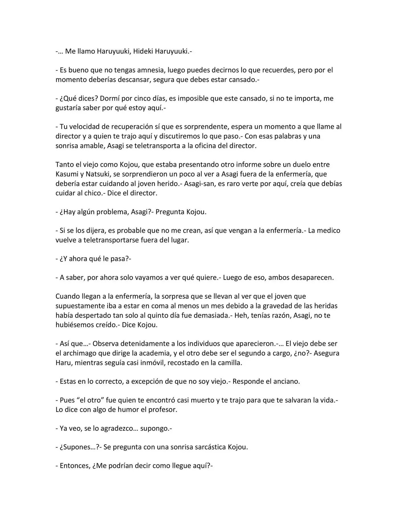 Hagane to Magic (Novela) - Capítulo 2 - Página 1 - LectorTMOo