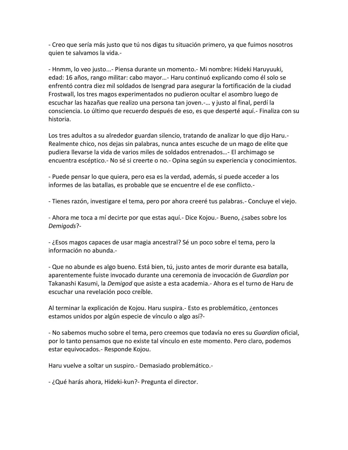 Hagane to Magic (Novela) - Capítulo 2 - Página 2 - LectorTMOo