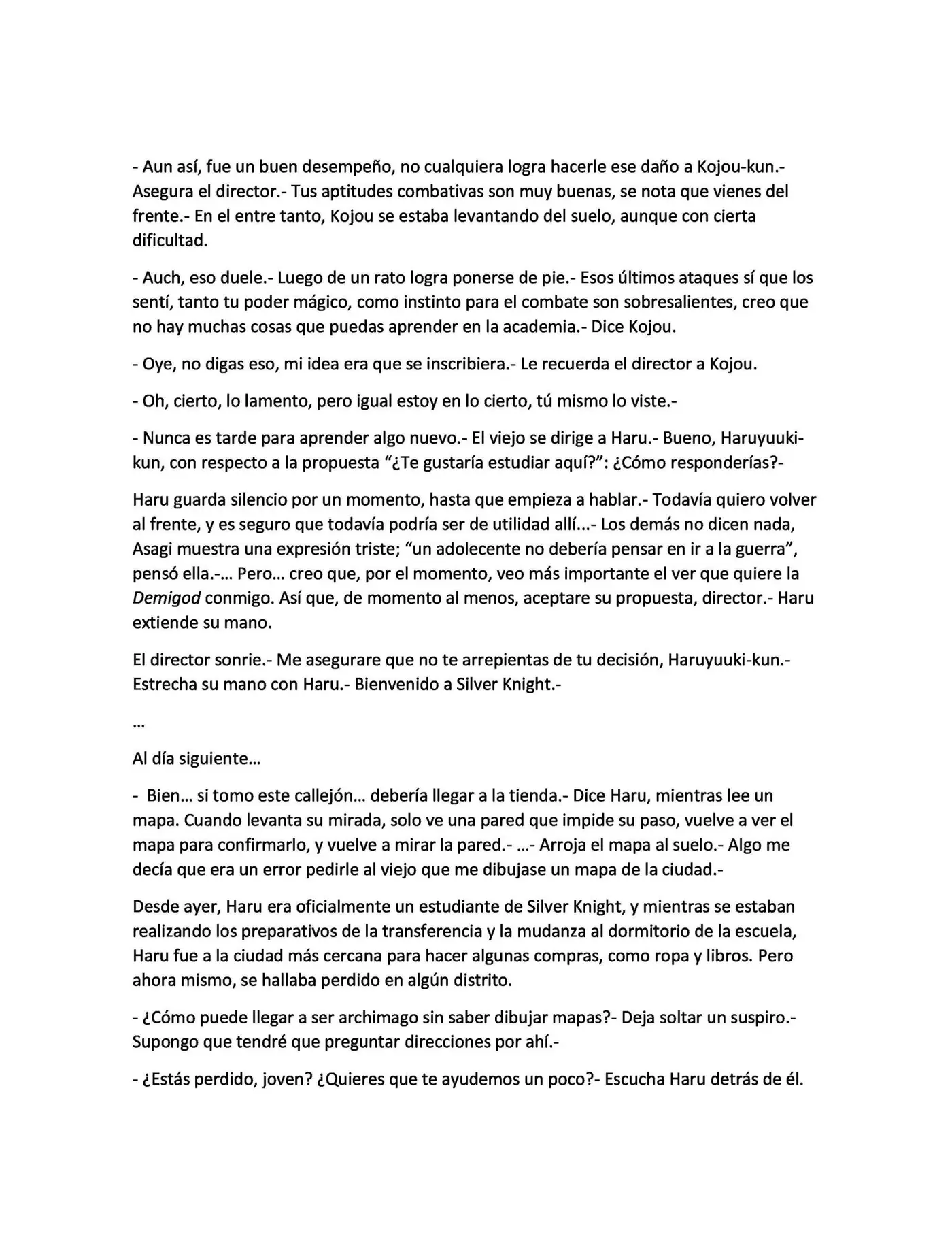 Hagane to Magic (Novela) - Capítulo 3 - Página 5 - LectorTMOo