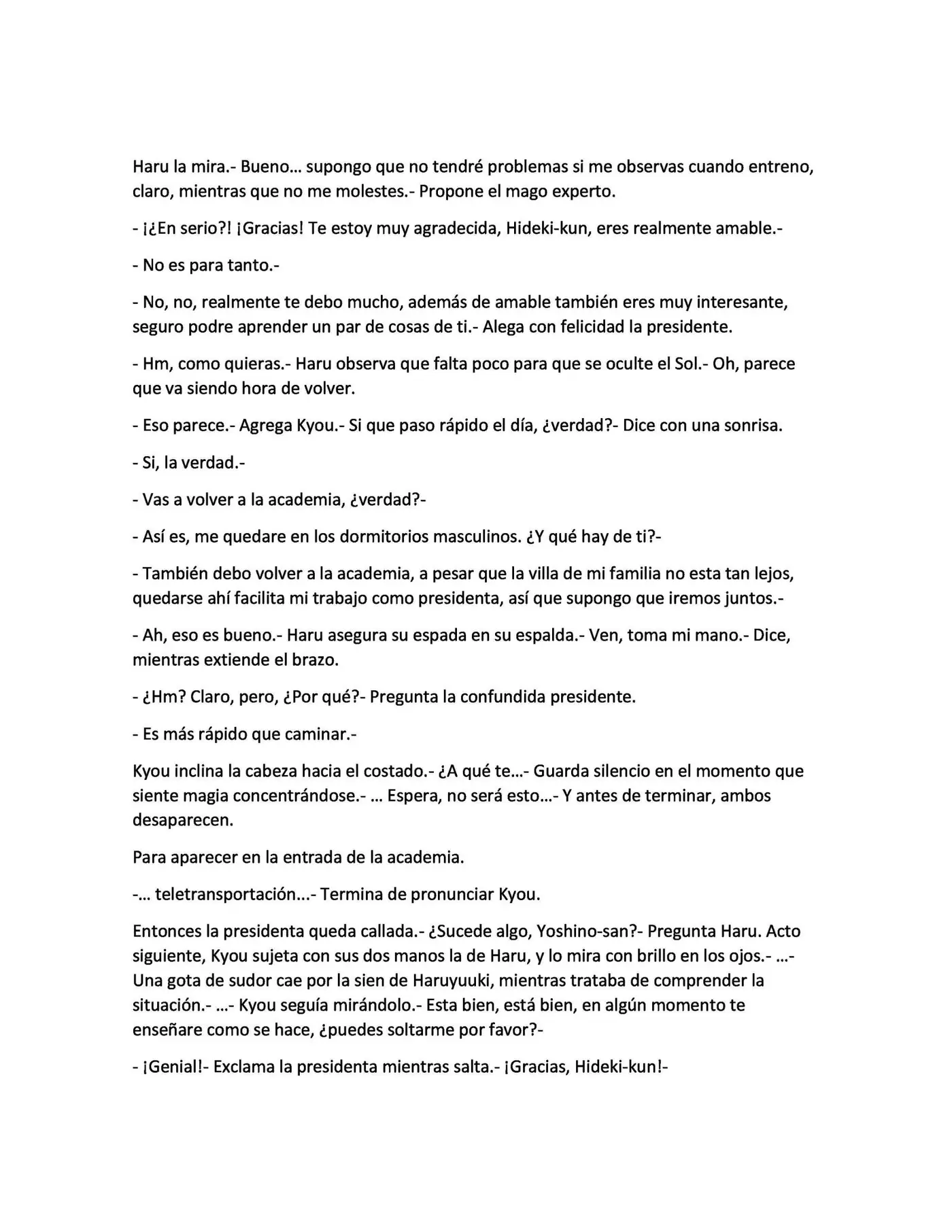 Hagane to Magic (Novela) - Capítulo 3 - Página 15 - LectorTMOo