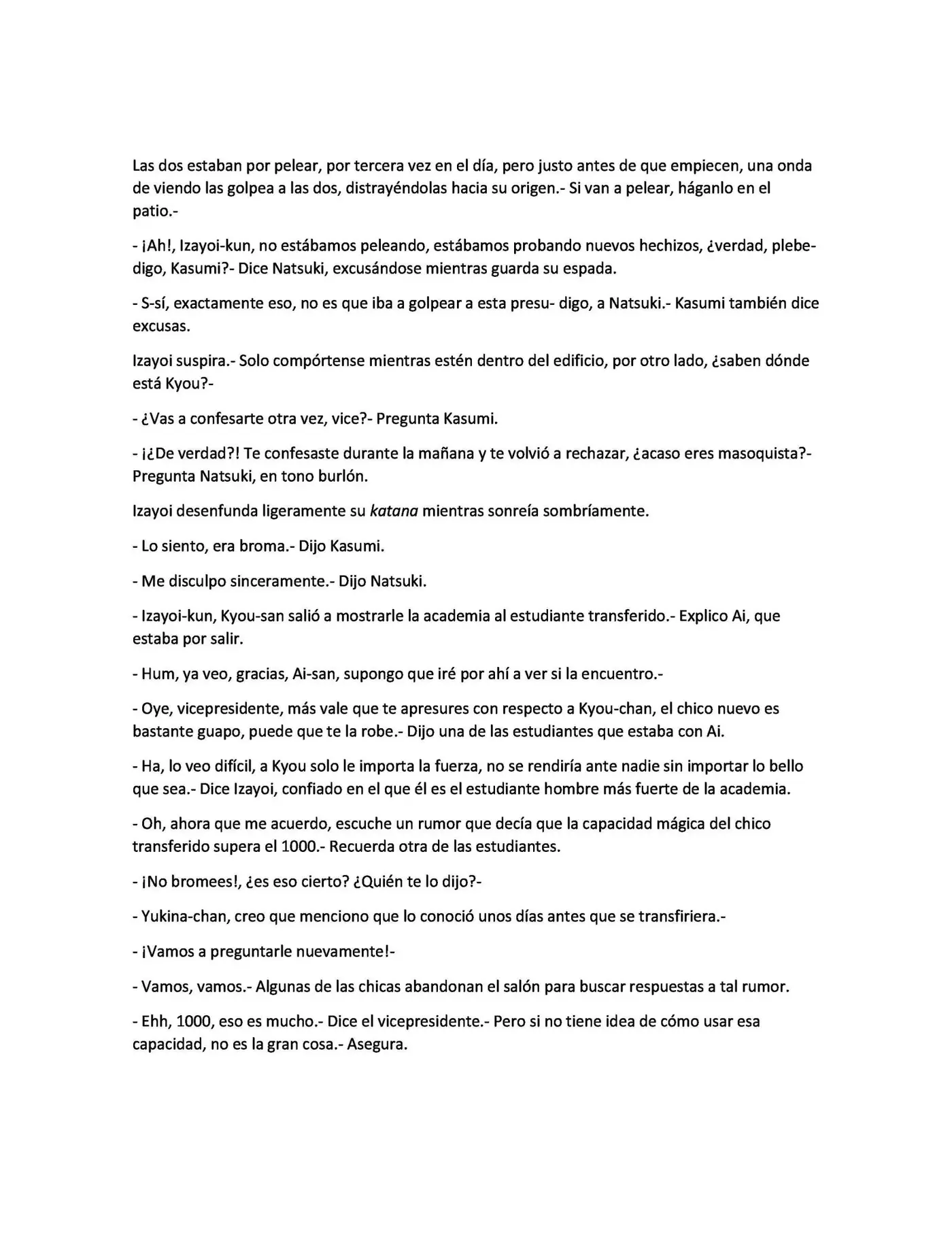 Hagane to Magic (Novela) - Capítulo 4 - Página 7 - LectorTMOo