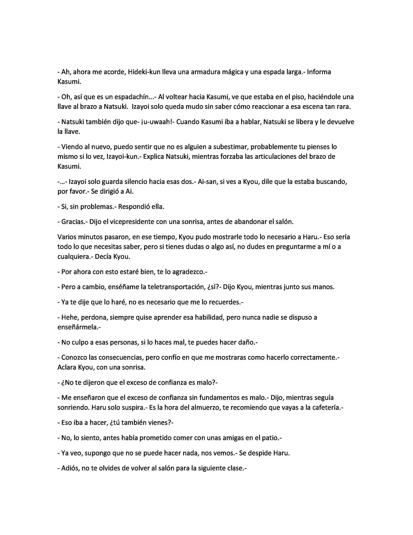 Hagane to Magic (Novela) - Capítulo 4 - Página 8 - LectorTMOo