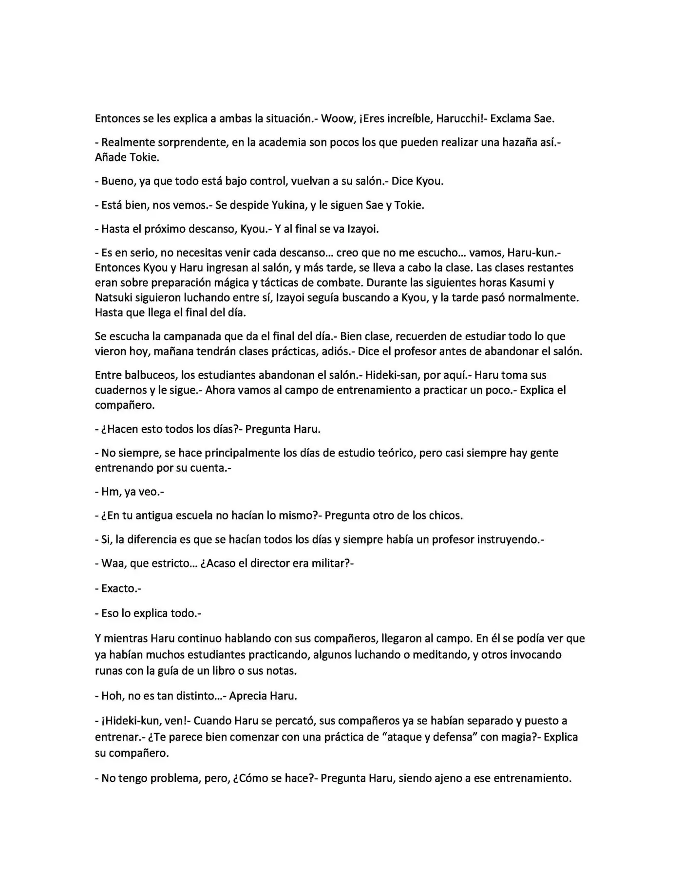 Hagane to Magic (Novela) - Capítulo 4 - Página 15 - LectorTMOo