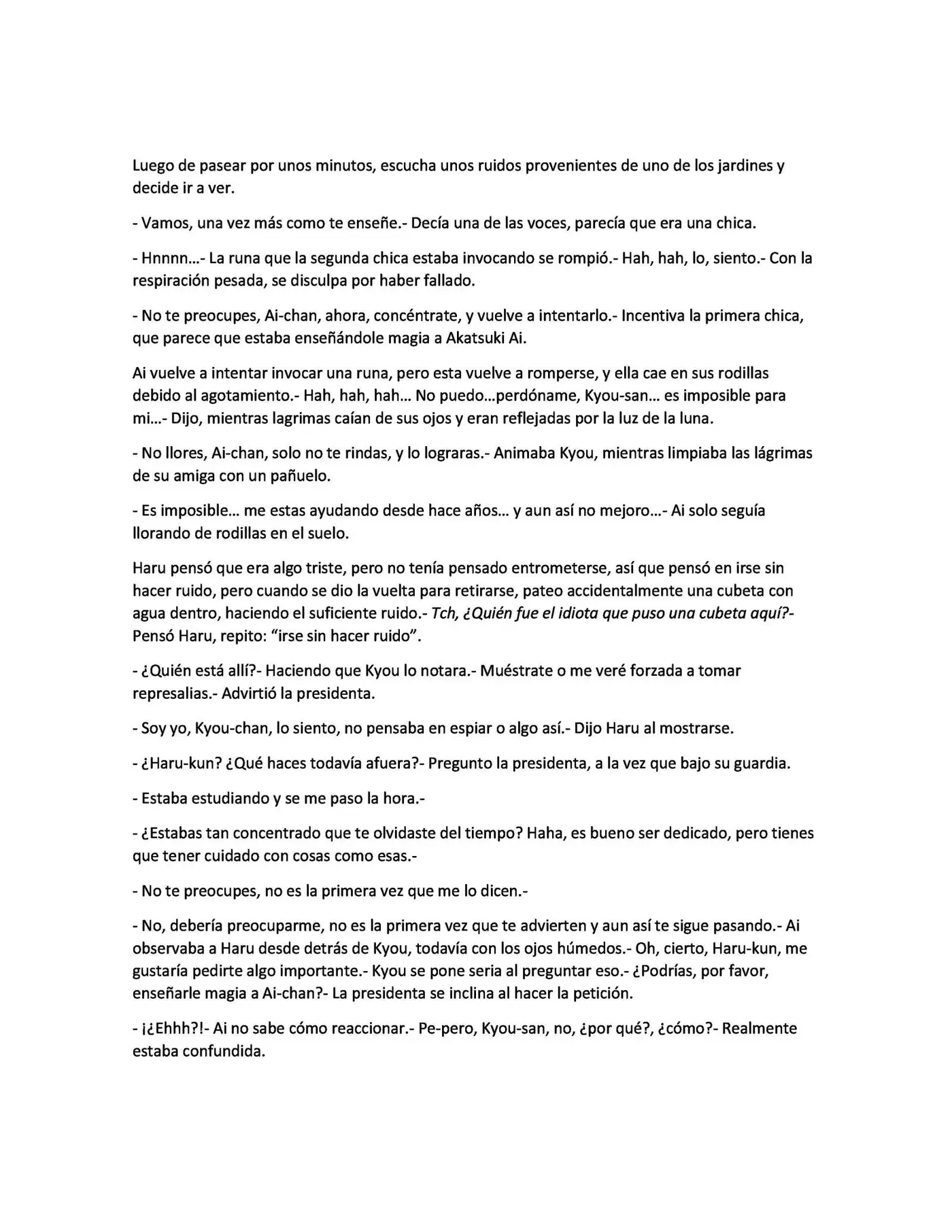 Hagane to Magic (Novela) - Capítulo 4 - Página 19 - LectorTMOo