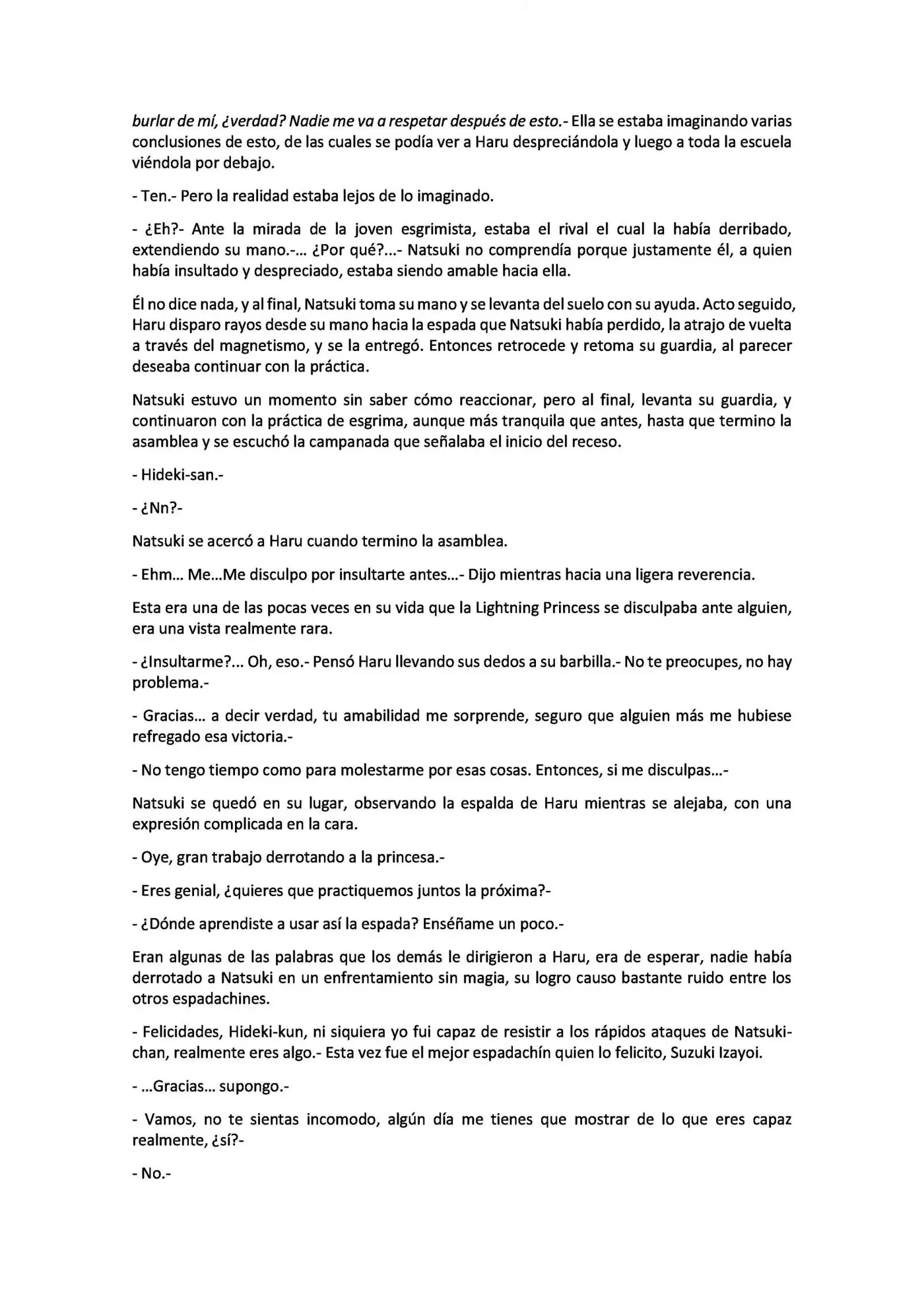 Hagane to Magic (Novela) - Capítulo 5 - Página 5 - LectorTMOo