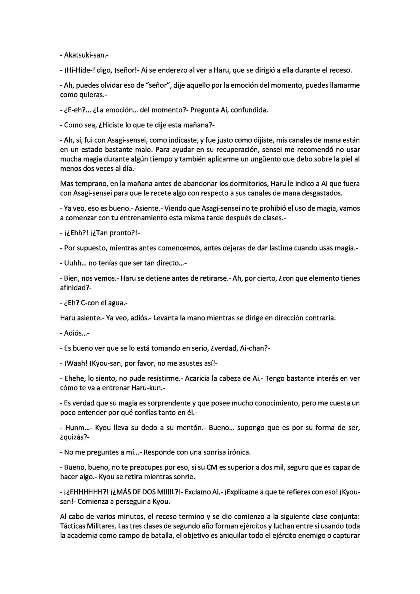 Hagane to Magic (Novela) - Capítulo 6 - Página 1 - LectorTMOo