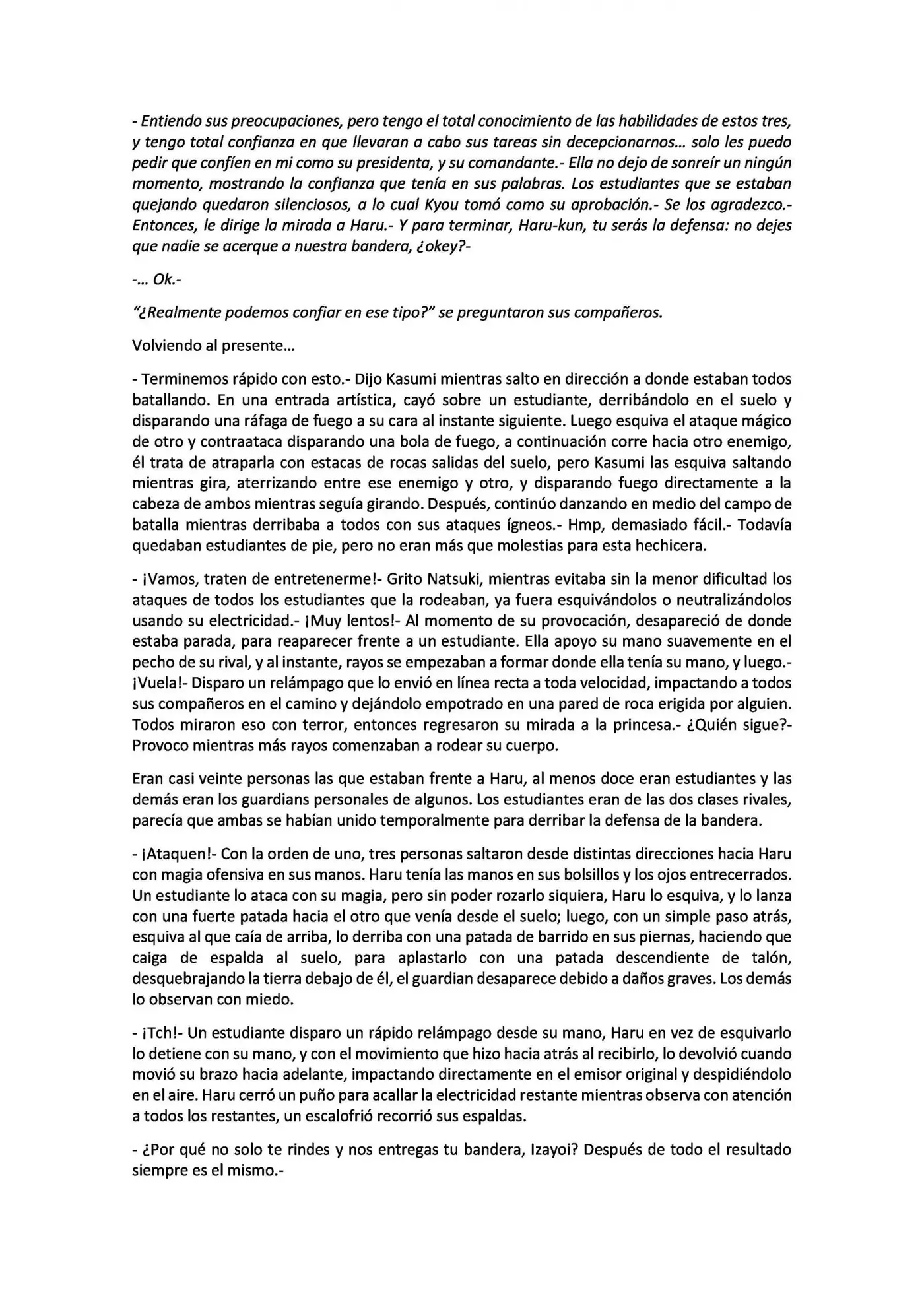 Hagane to Magic (Novela) - Capítulo 6 - Página 4 - LectorTMOo