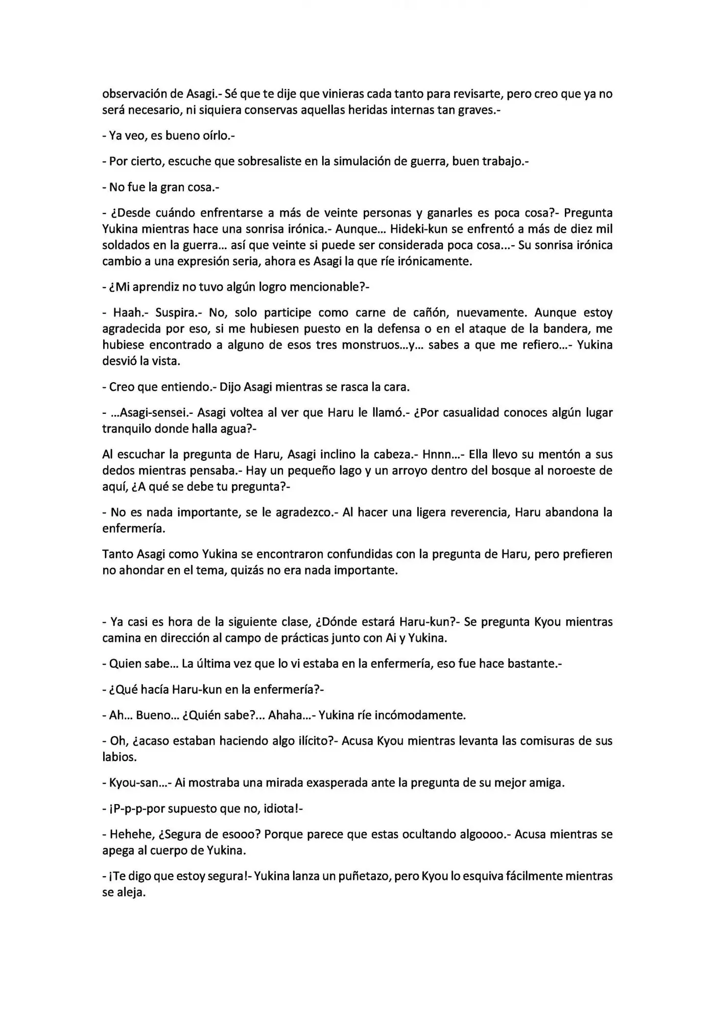 Hagane to Magic (Novela) - Capítulo 6 - Página 7 - LectorTMOo