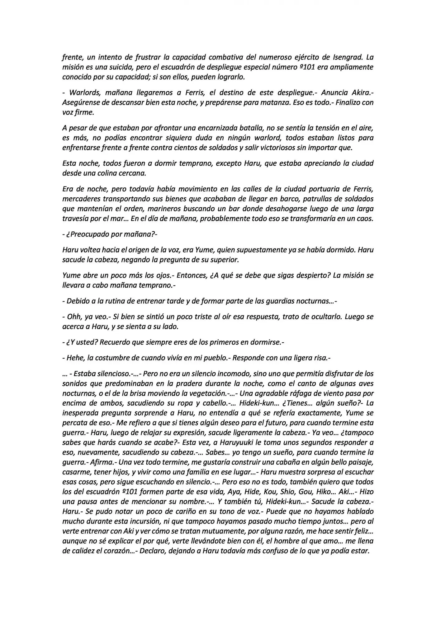 Hagane to Magic (Novela) - Capítulo 8 - Página 6 - LectorTMOo