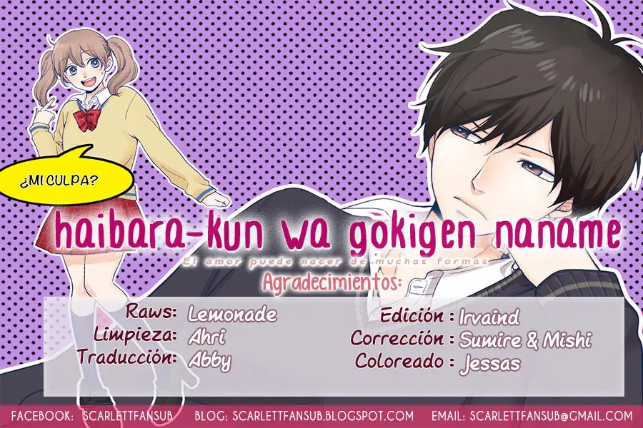 Haibara-kun wa Gokigen Naname (2018) - Capítulo 3 - Página 3 - LectorTMOo