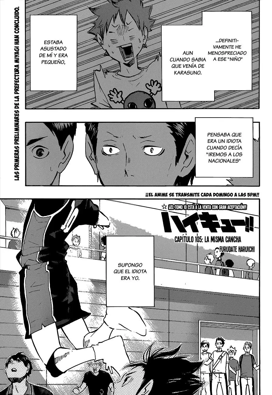 Haikyu!! (2012) - Capítulo 105 - Página 2 - LectorTMOo