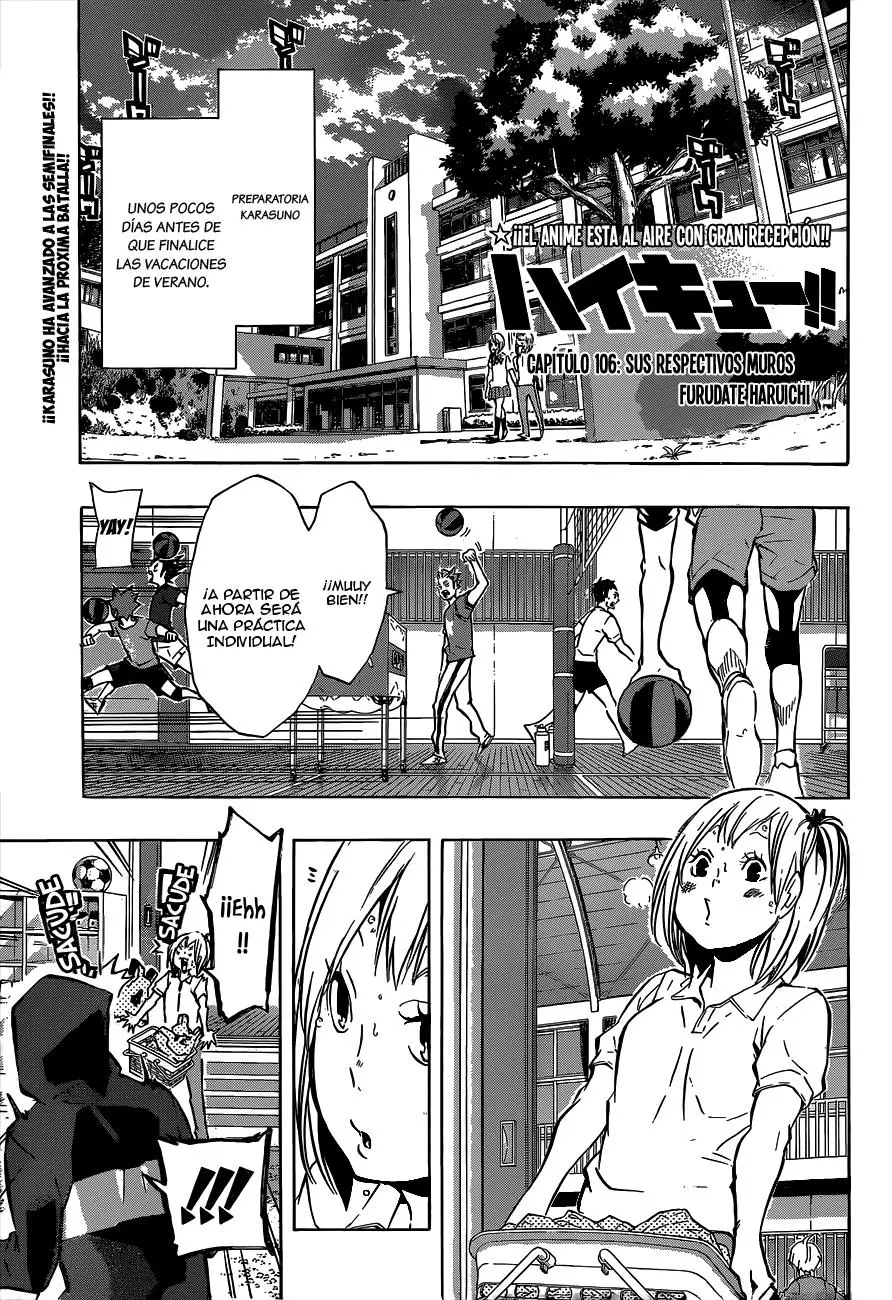 Haikyu!! (2012) - Capítulo 106 - Página 3 - LectorTMOo