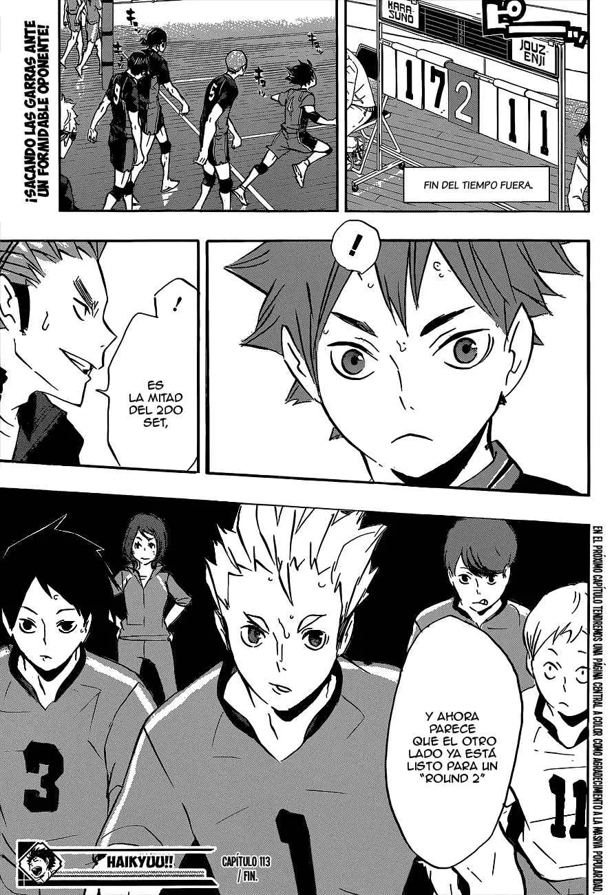 Haikyu!! (2012) - Capítulo 113 - Página 22 - LectorTMOo