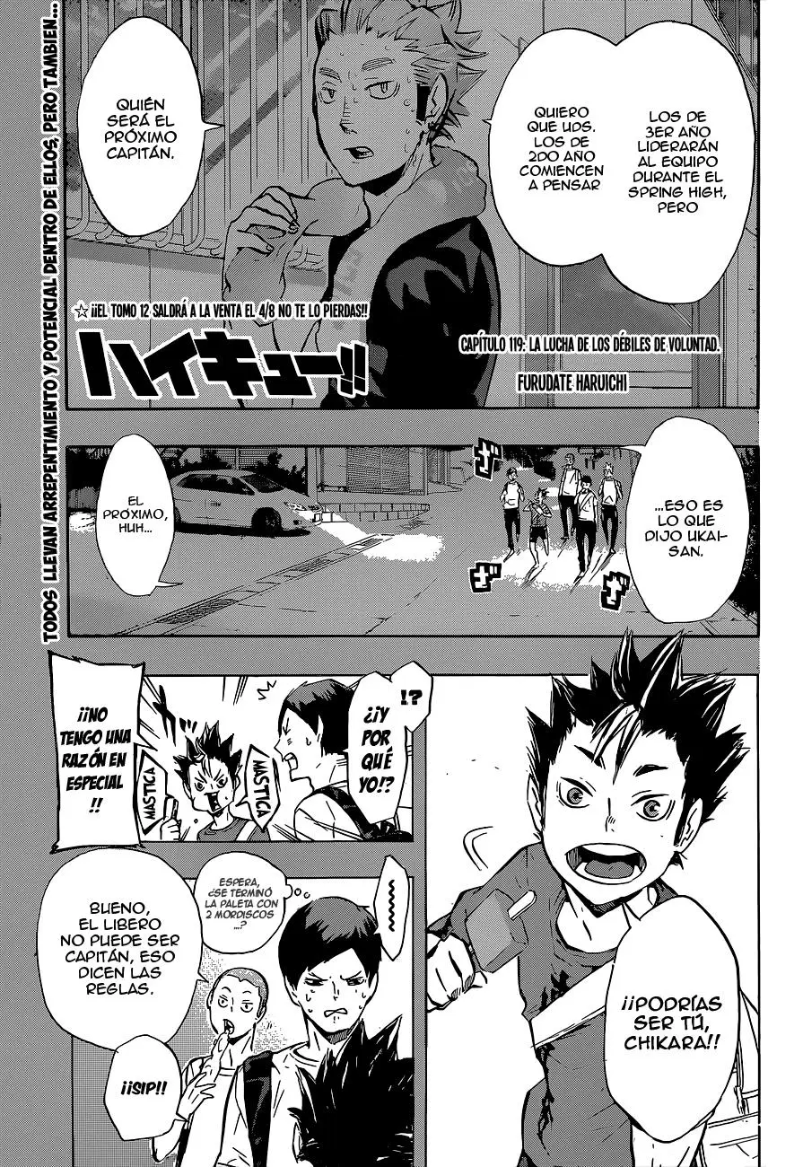 Haikyu!! (2012) - Capítulo 119 - Página 5 - LectorTMOo