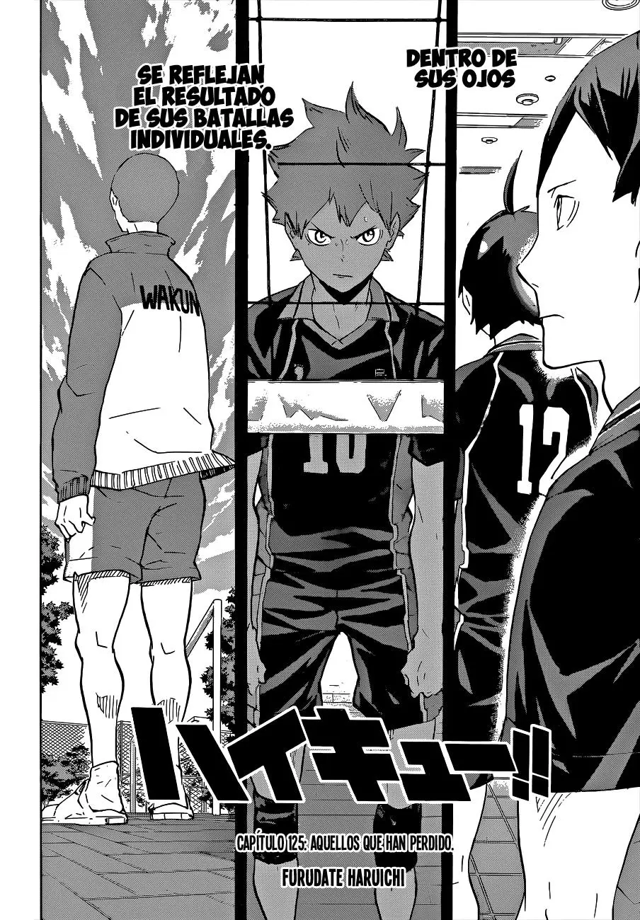 Haikyu!! (2012) - Capítulo 125 - Página 3 - LectorTMOo