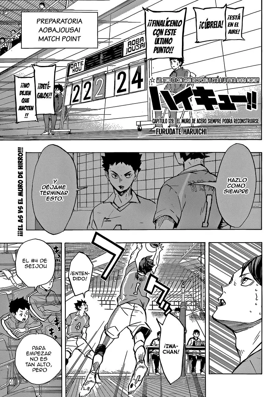 Haikyu!! (2012) - Capítulo 128 - Página 2 - LectorTMOo