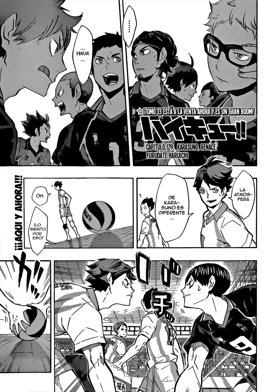 Haikyu!! (2012) - Capítulo 129 - Página 2 - LectorTMOo