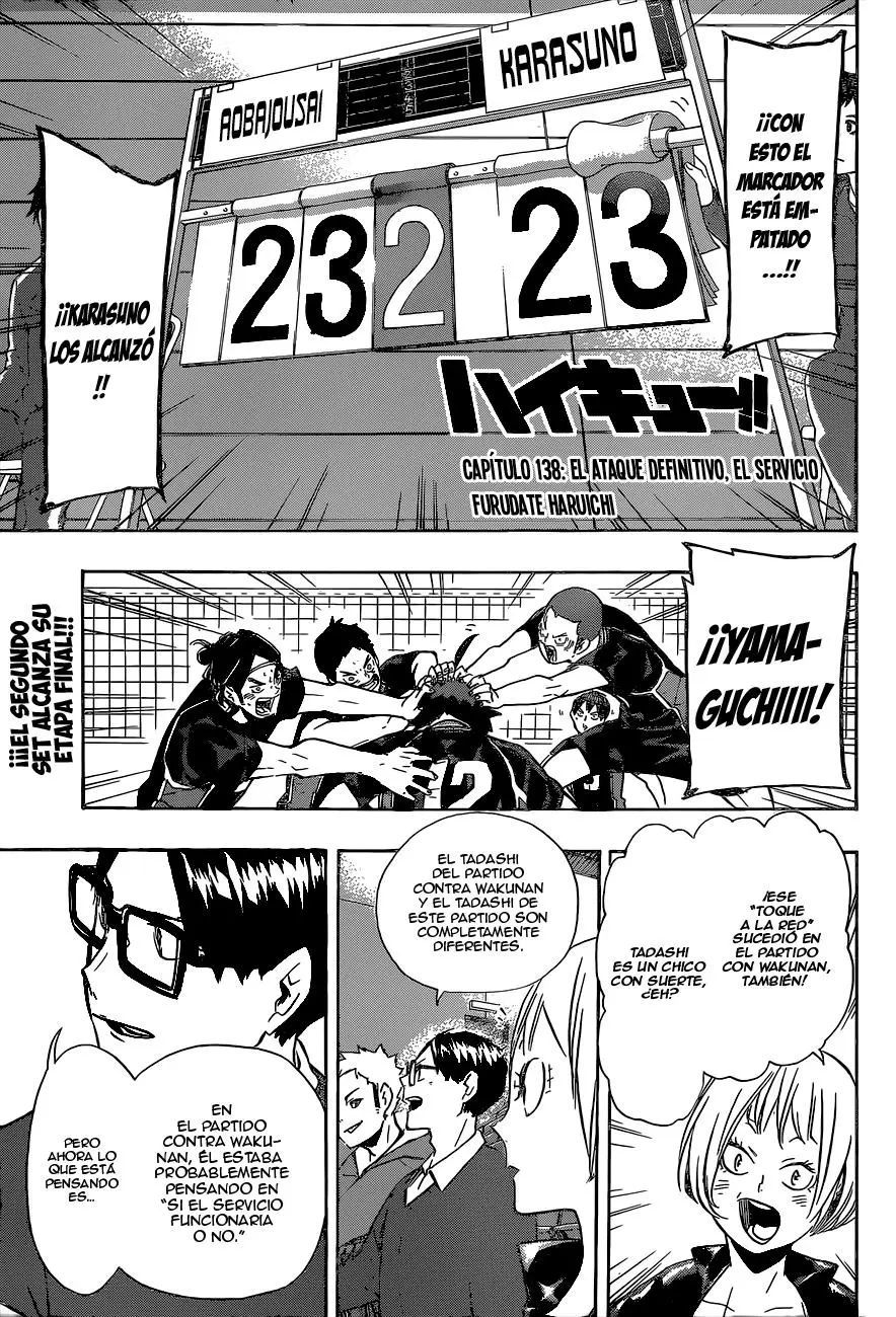 Haikyu!! (2012) - Capítulo 138 - Página 2 - LectorTMOo