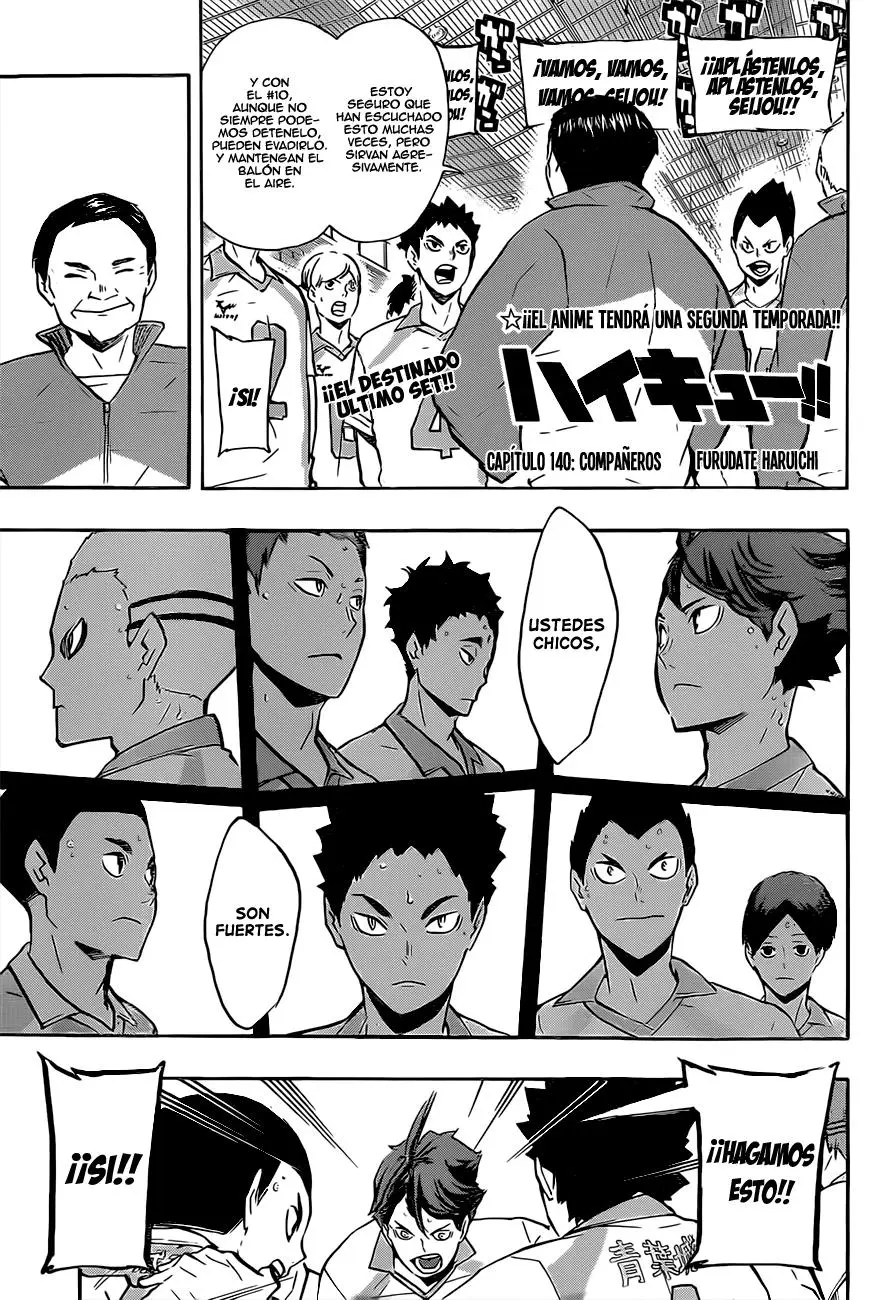 Haikyu!! (2012) - Capítulo 140 - Página 2 - LectorTMOo