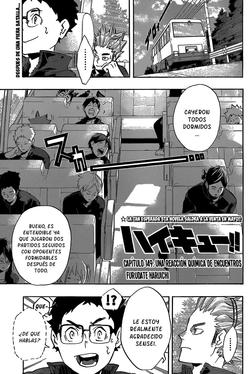 Haikyu!! (2012) - Capítulo 149 - Página 2 - LectorTMOo
