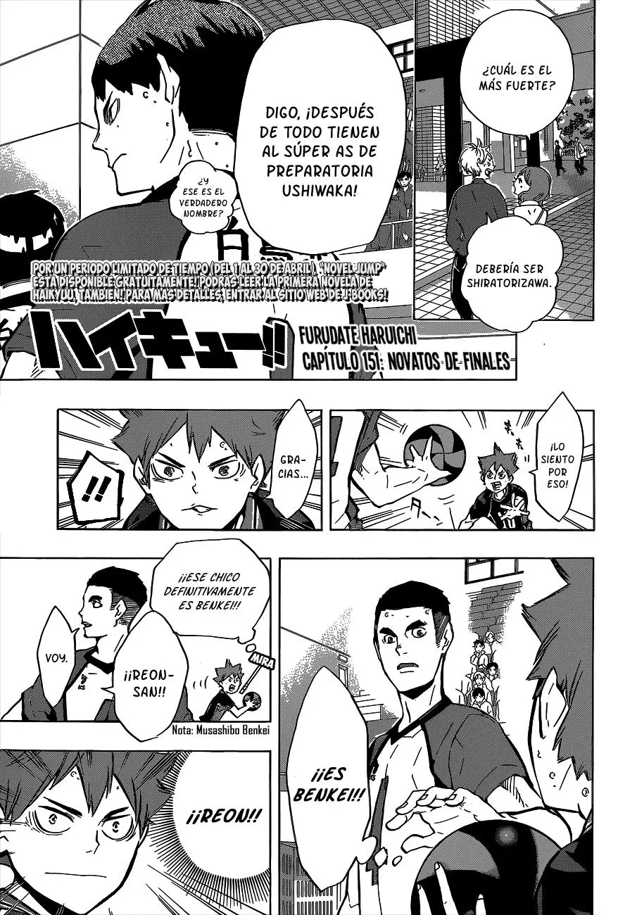 Haikyu!! (2012) - Capítulo 151 - Página 2 - LectorTMOo