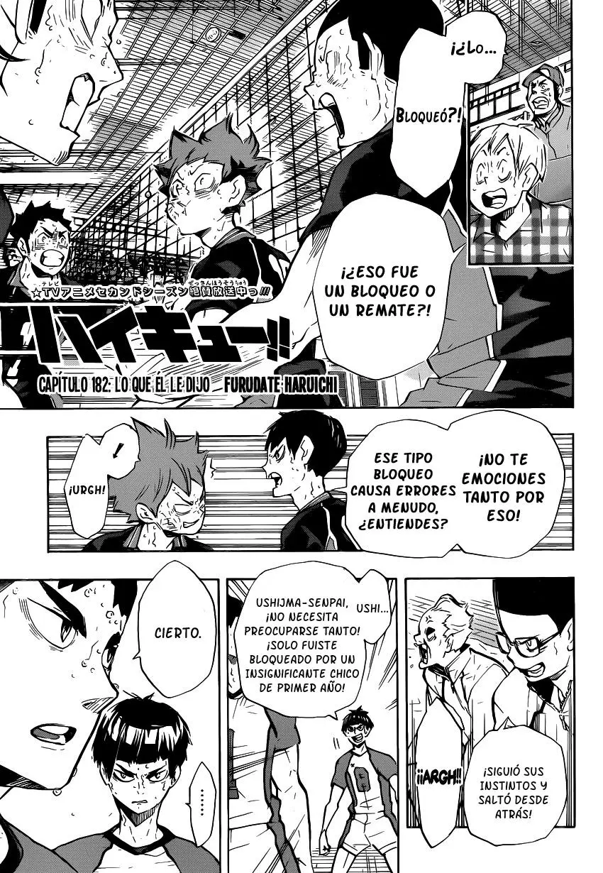 Haikyu!! (2012) - Capítulo 182 - Página 2 - LectorTMOo