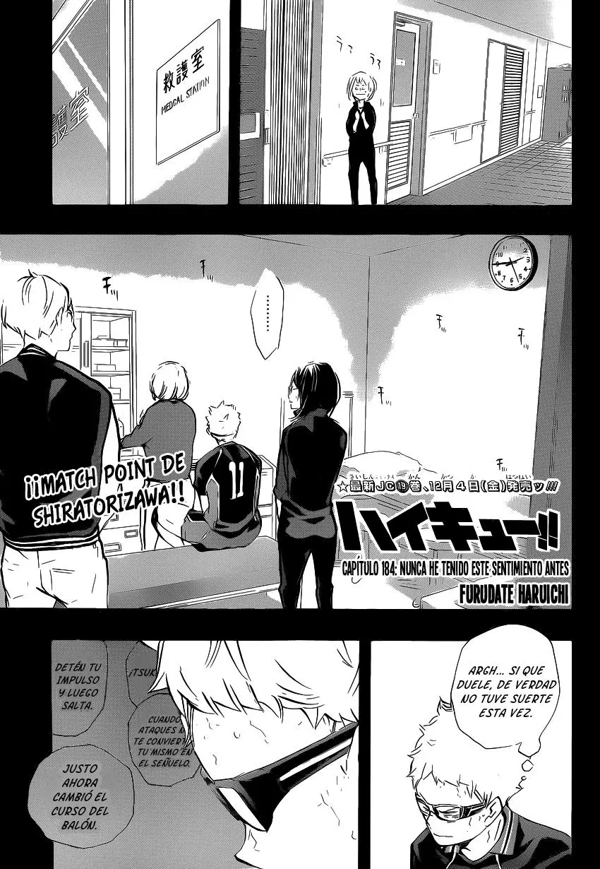 Haikyu!! (2012) - Capítulo 184 - Página 3 - LectorTMOo