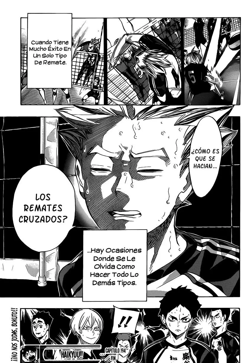Haikyu!! (2012) - Capítulo 194 - Página 20 - LectorTMOo