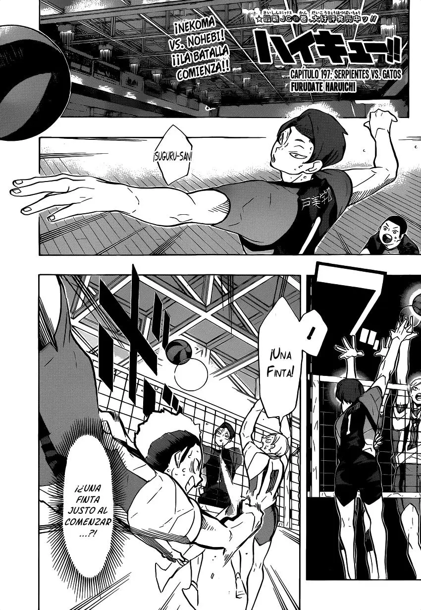 Haikyu!! (2012) - Capítulo 197 - Página 2 - LectorTMOo