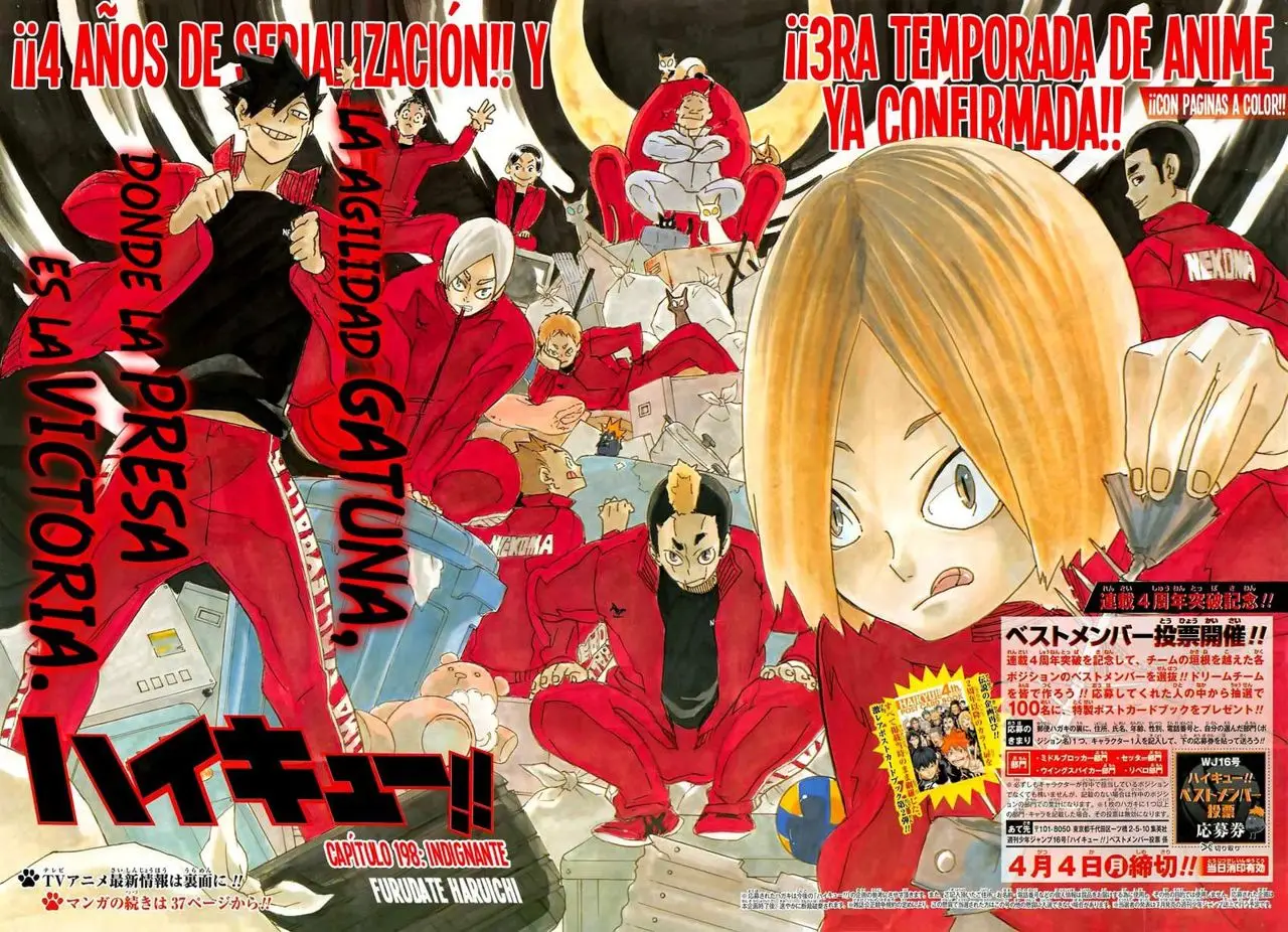 Haikyu!! (2012) - Capítulo 198 - Página 3 - LectorTMOo