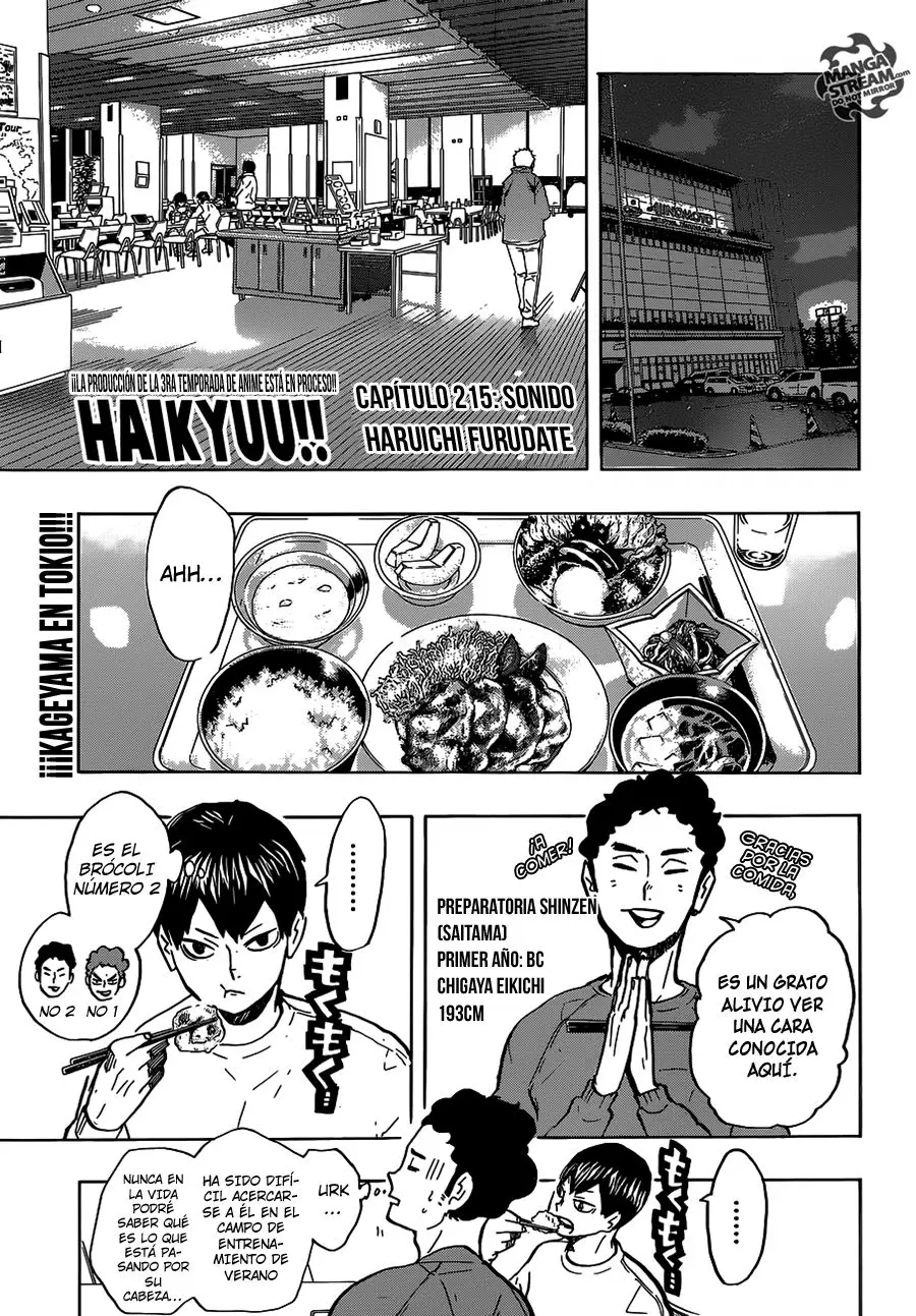 Haikyu!! (2012) - Capítulo 215 - Página 3 - LectorTMOo