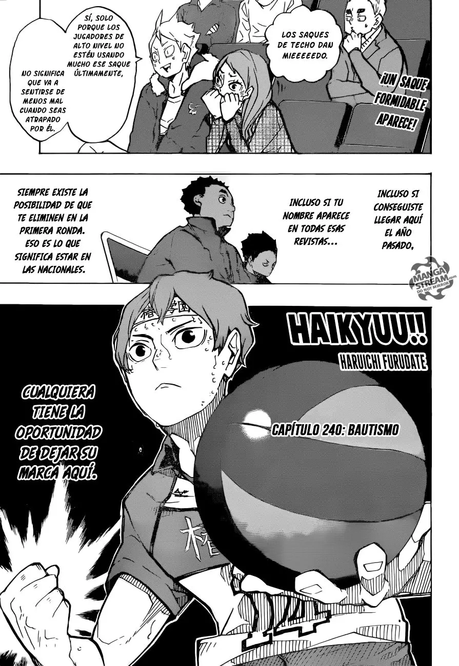 Haikyu!! (2012) - Capítulo 240 - Página 2 - LectorTMOo