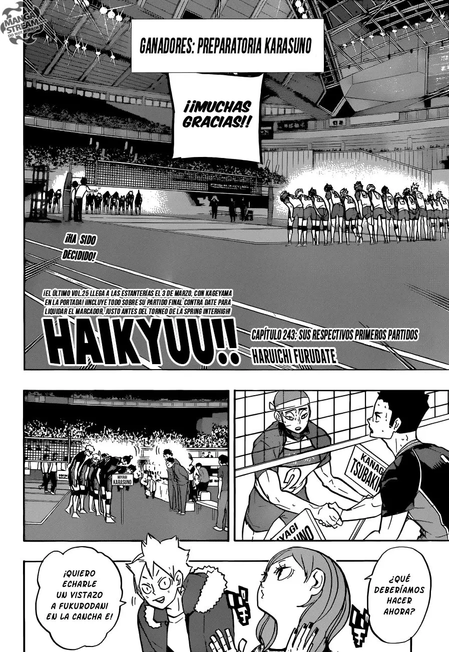 Haikyu!! (2012) - Capítulo 243 - Página 5 - LectorTMOo