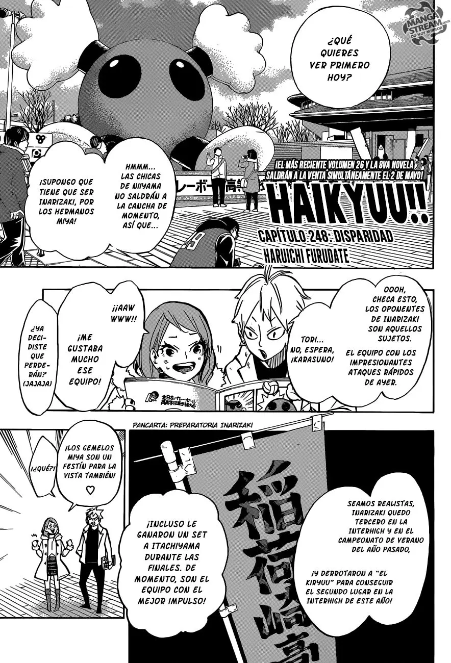 Haikyu!! (2012) - Capítulo 248 - Página 2 - LectorTMOo