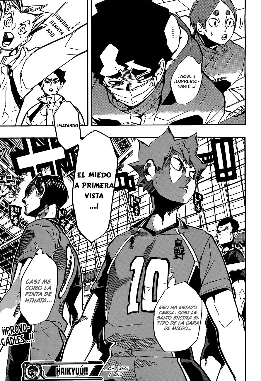 Haikyu!! (2012) - Capítulo 250 - Página 18 - LectorTMOo