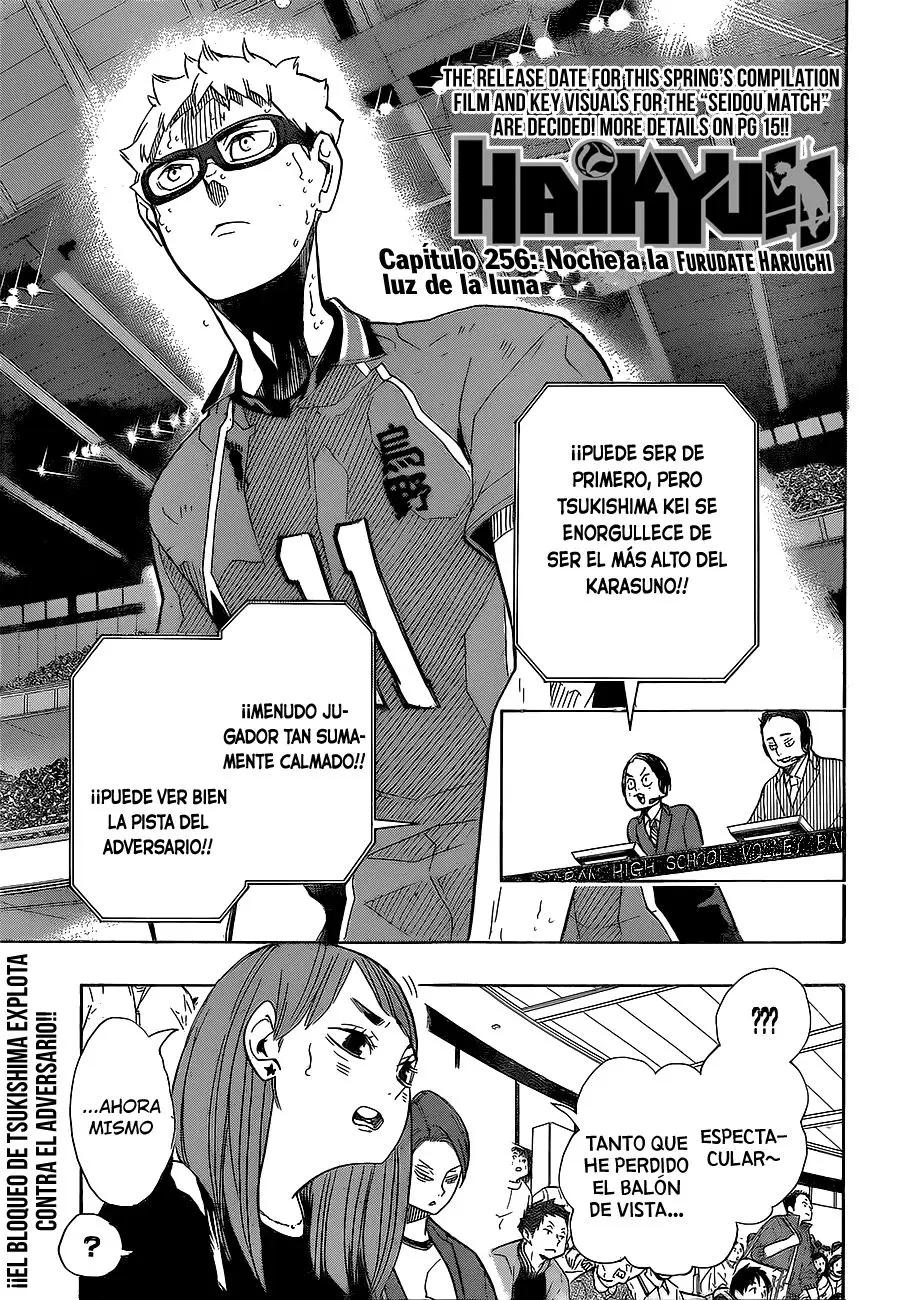 Haikyu!! (2012) - Capítulo 256 - Página 2 - LectorTMOo
