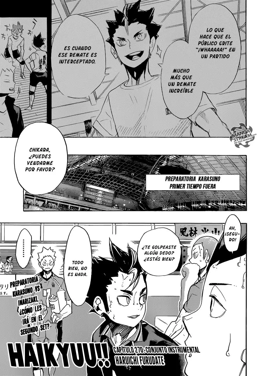 Haikyu!! (2012) - Capítulo 270 - Página 2 - LectorTMOo