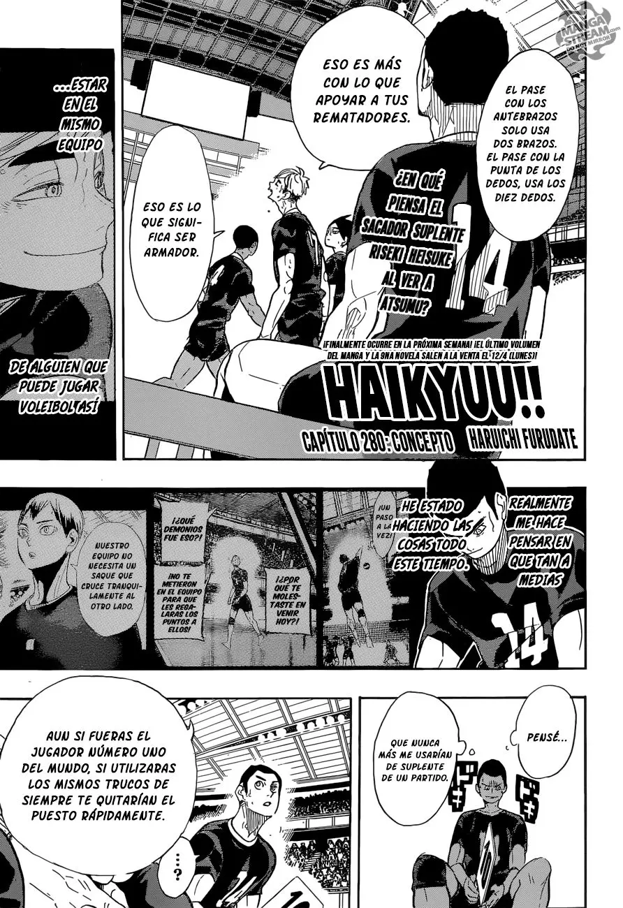 Haikyu!! (2012) - Capítulo 280 - Página 2 - LectorTMOo