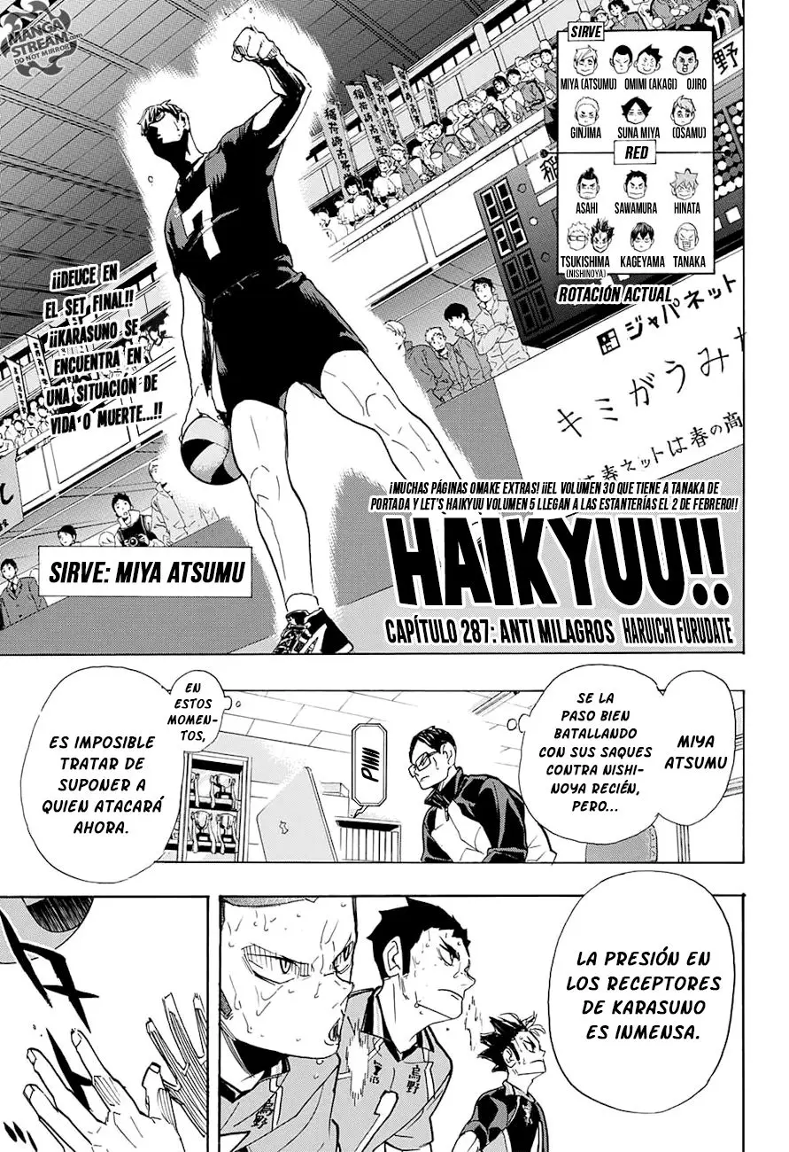 Haikyu!! (2012) - Capítulo 287 - Página 4 - LectorTMOo