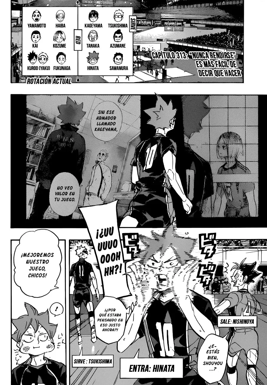 Haikyu!! (2012) - Capítulo 313 - Página 7 - LectorTMOo
