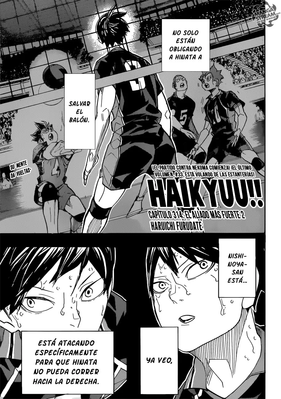 Haikyu!! (2012) - Capítulo 314 - Página 2 - LectorTMOo