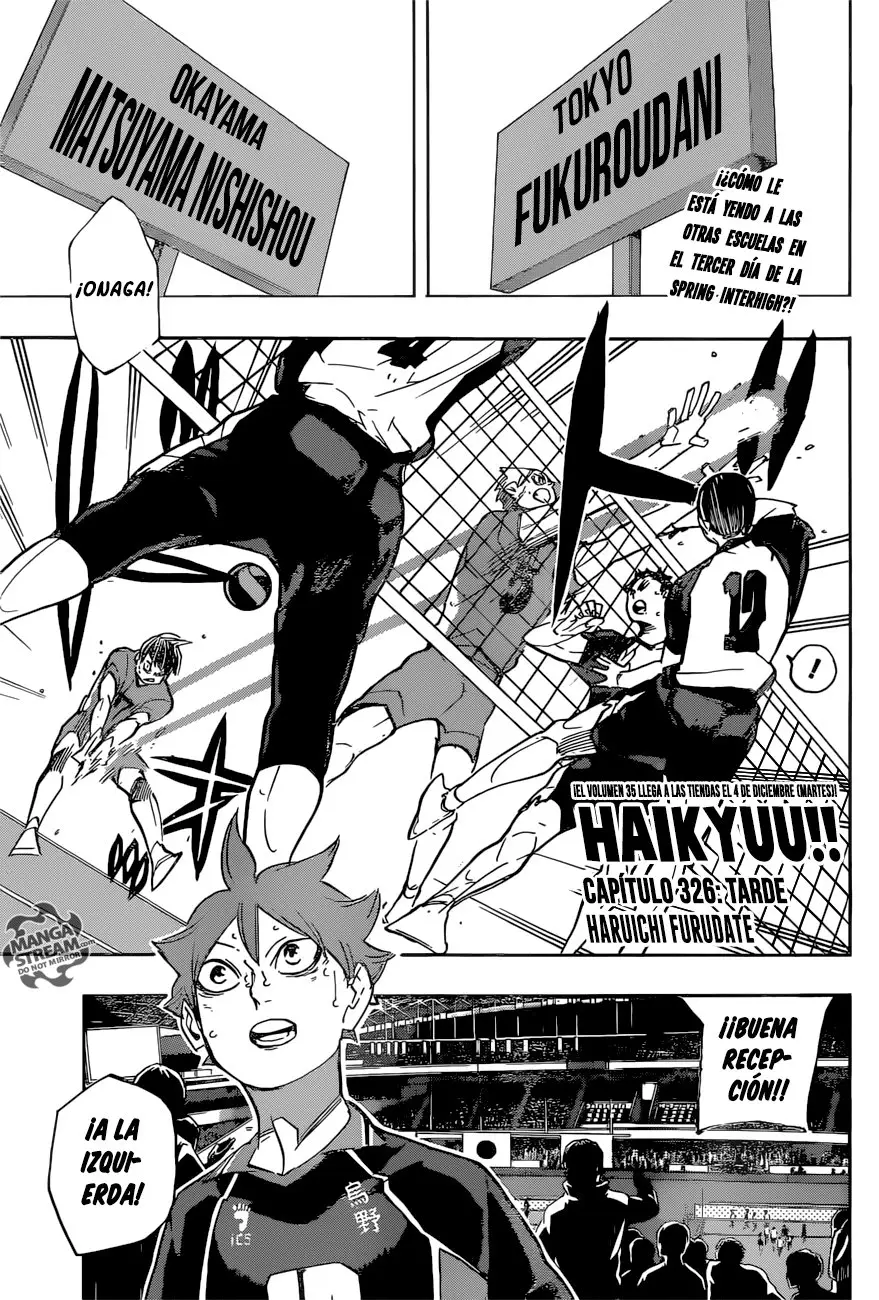 Haikyu!! (2012) - Capítulo 326 - Página 2 - LectorTMOo