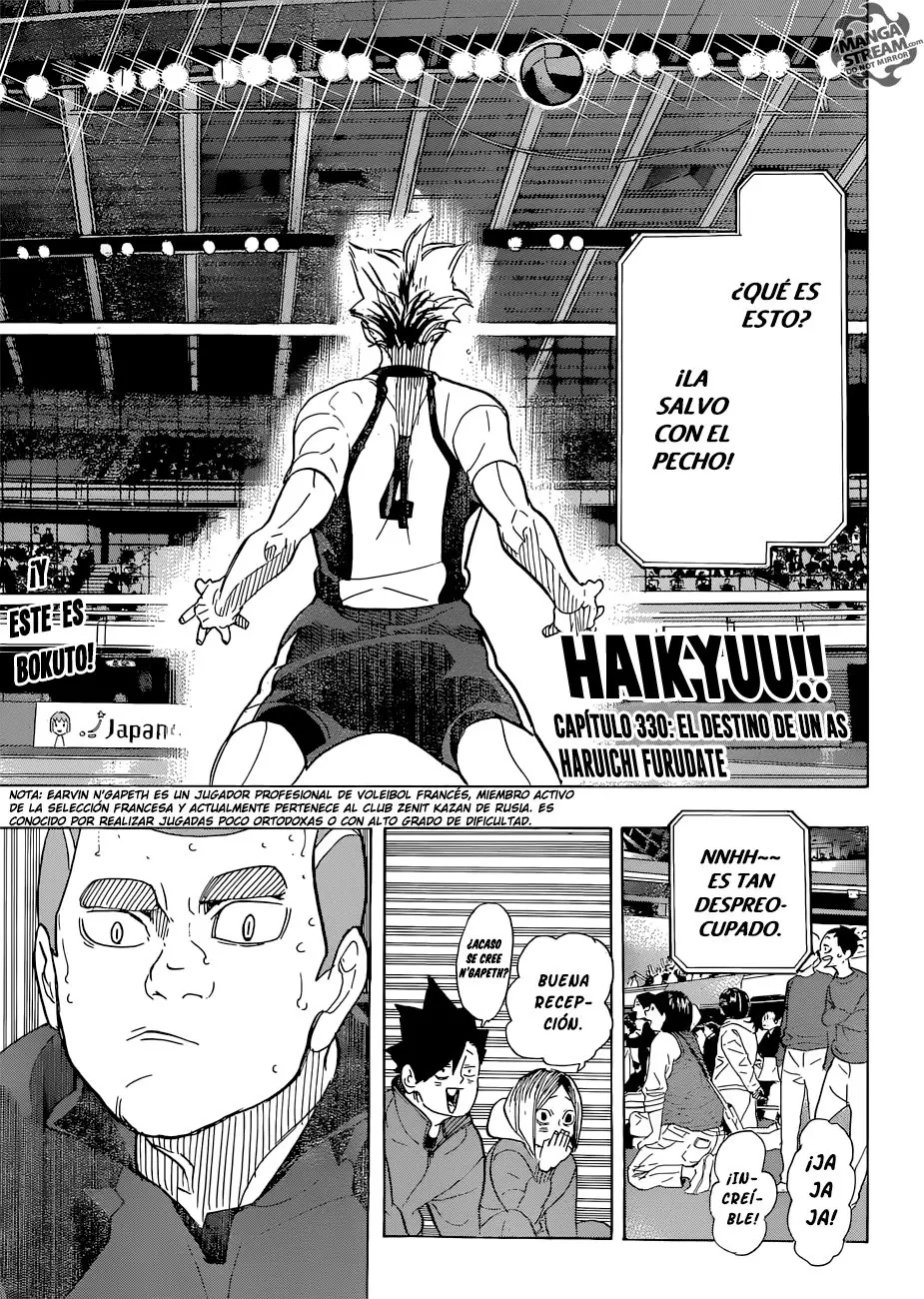 Haikyu!! (2012) - Capítulo 330 - Página 2 - LectorTMOo