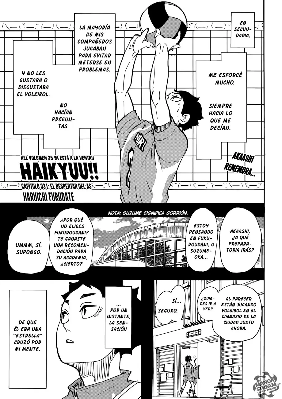 Haikyu!! (2012) - Capítulo 331 - Página 5 - LectorTMOo