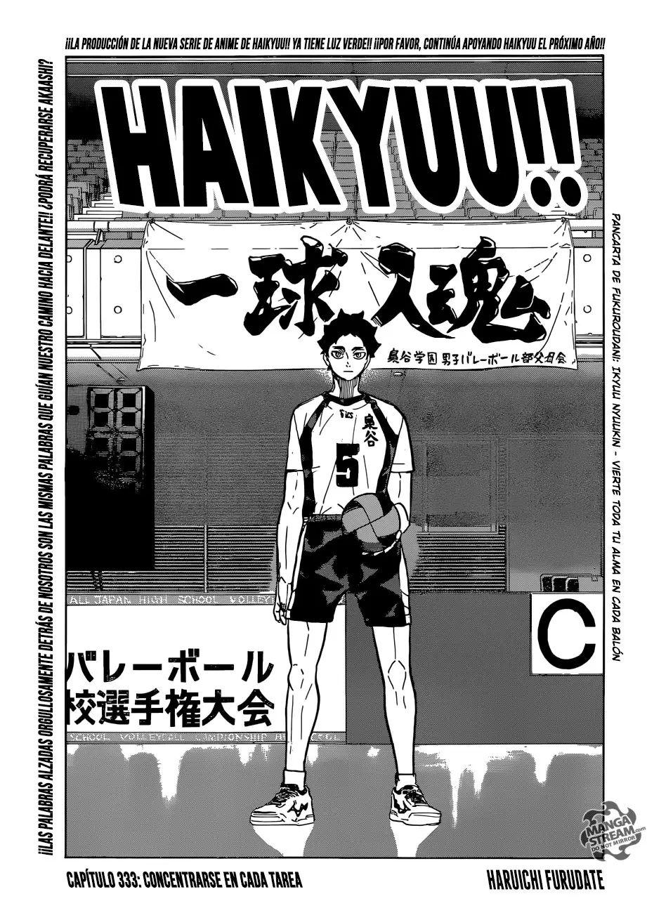 Haikyu!! (2012) - Capítulo 333 - Página 4 - LectorTMOo