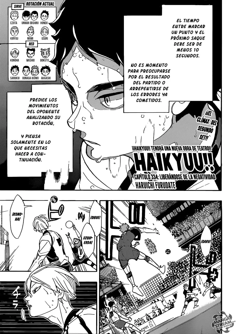Haikyu!! (2012) - Capítulo 334 - Página 2 - LectorTMOo