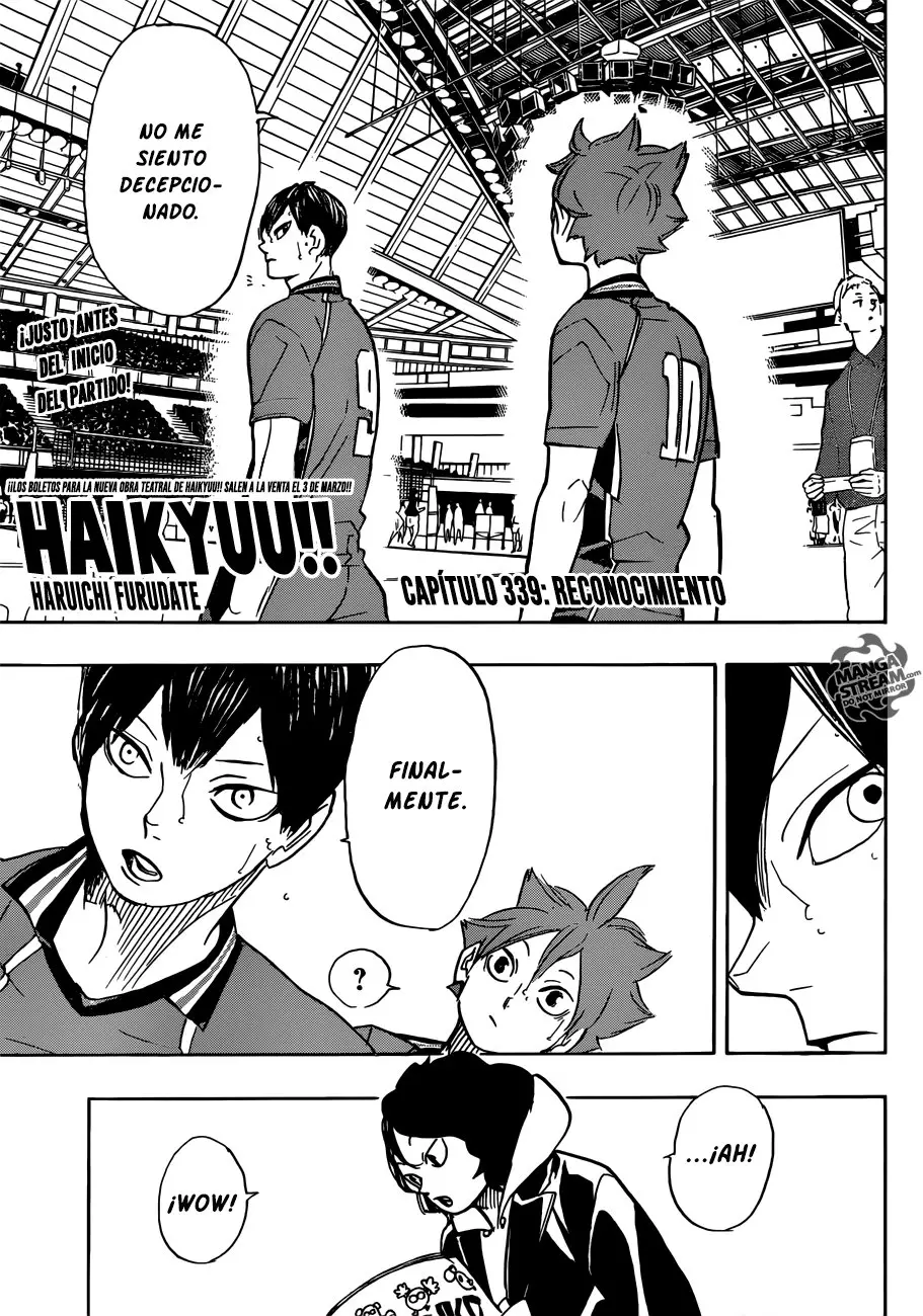 Haikyu!! (2012) - Capítulo 339 - Página 2 - LectorTMOo