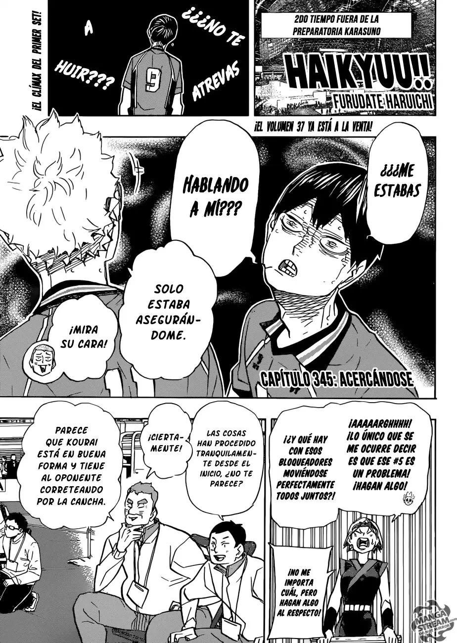 Haikyu!! (2012) - Capítulo 345 - Página 2 - LectorTMOo