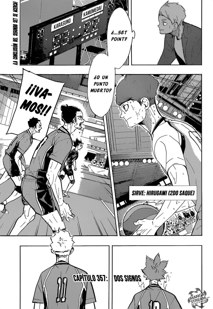 Haikyu!! (2012) - Capítulo 357 - Página 3 - LectorTMOo
